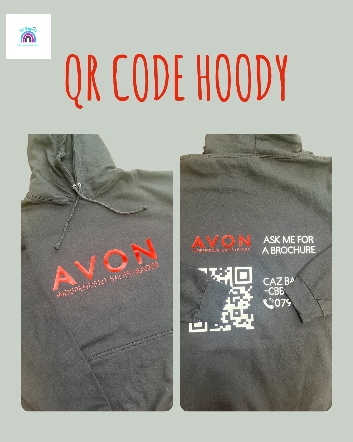 Network Marketing QR code Hoody