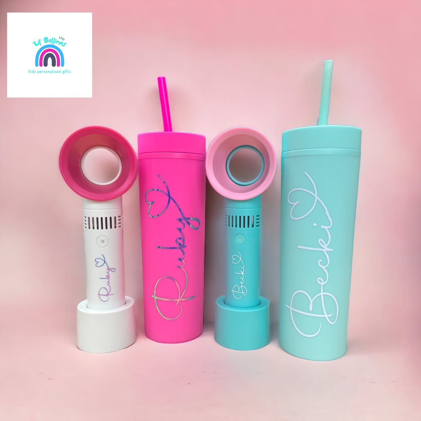 Fan and Tumbler set