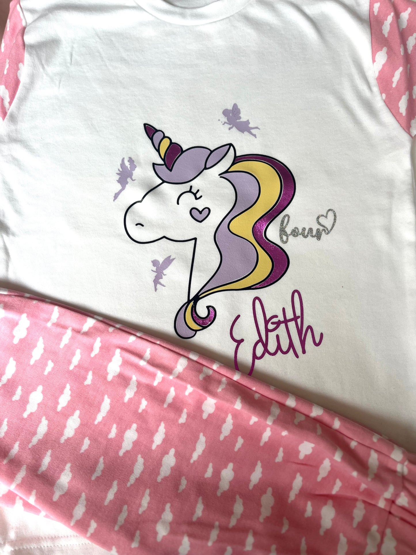 Short personalised PJS
