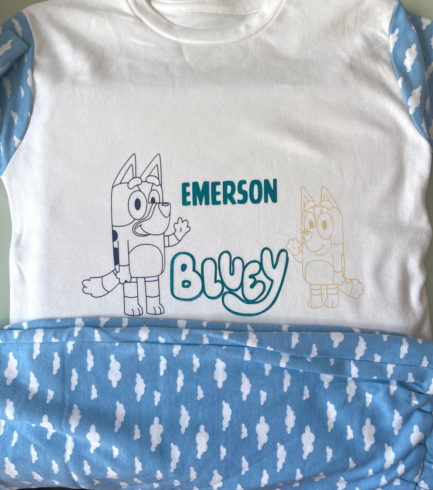 Short personalised PJS