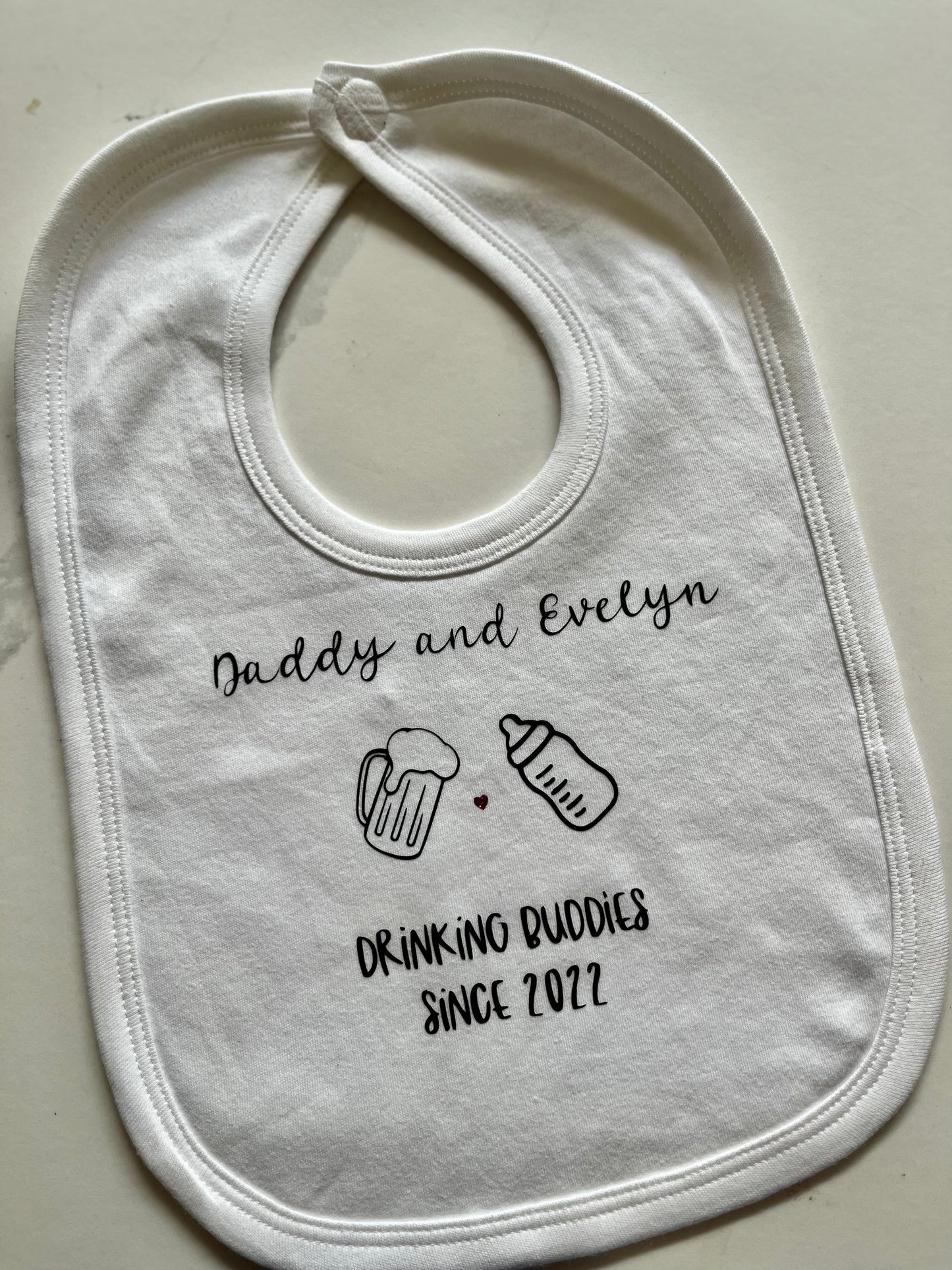Personalised baby bibs