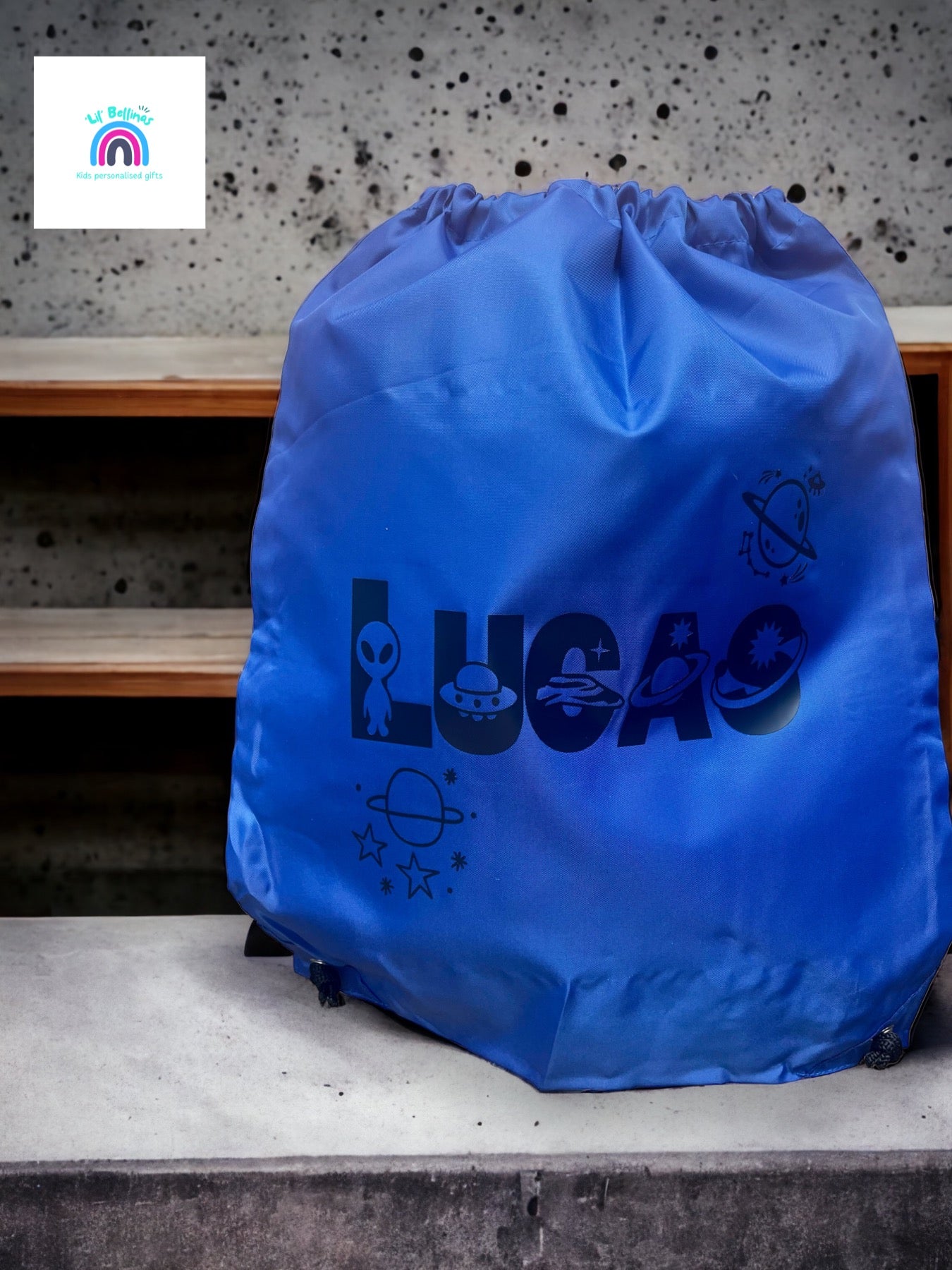 Bespoke Personalised drawstring bags