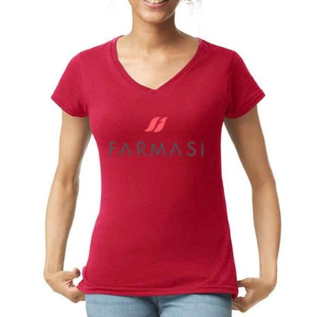 Ladies V Neck Tshirt