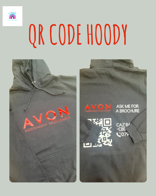 Network Marketing QR code Hoody