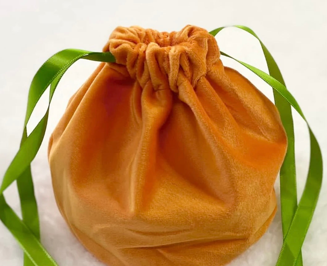 Bespoke velvet pouch
