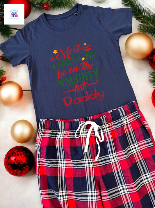 Christmas Red/Navy Tartan