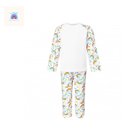 Rainbow Print bespoke pjs