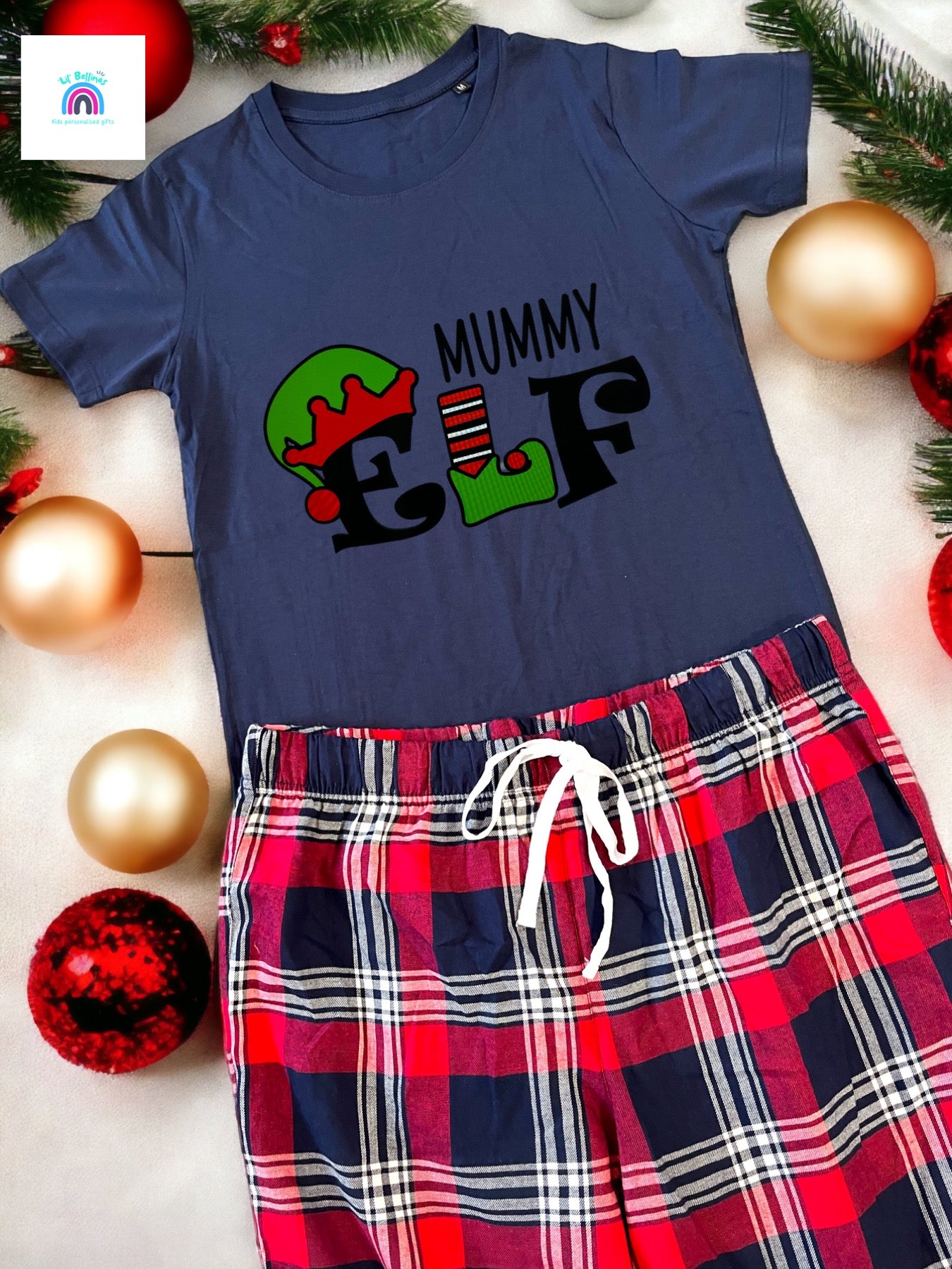 Christmas Red/Navy Tartan